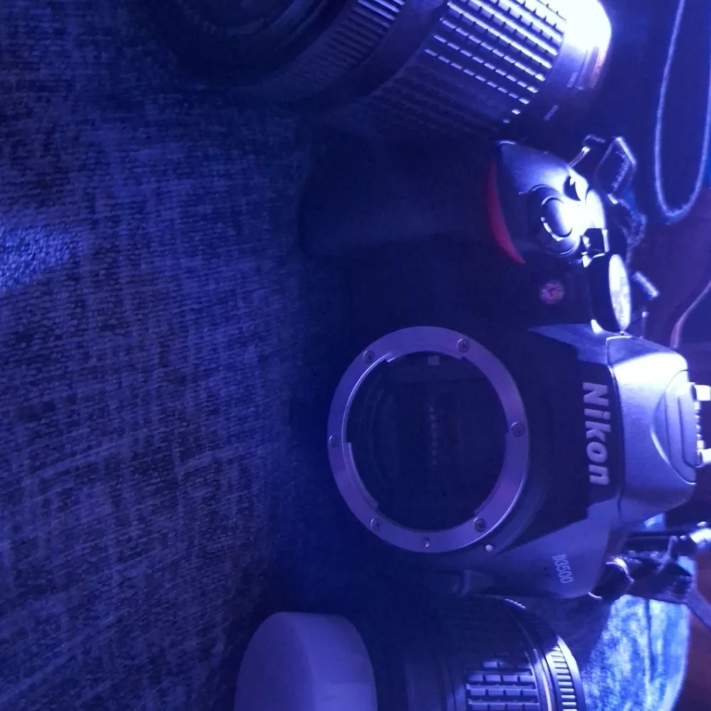 Nikon d3500 set up